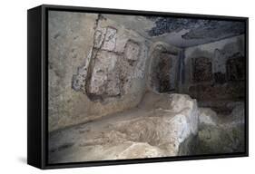Interior of Tomb in Necropolis of Via Amerina in Tre Ponti, Falerii Novi, Lazio, Italy-null-Framed Stretched Canvas