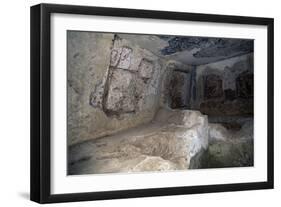 Interior of Tomb in Necropolis of Via Amerina in Tre Ponti, Falerii Novi, Lazio, Italy-null-Framed Giclee Print