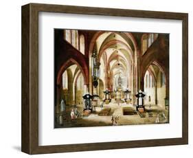 Interior of Trier Cathedral, 1790, German Painting-null-Framed Giclee Print
