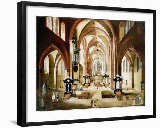 Interior of Trier Cathedral, 1790, German Painting-null-Framed Giclee Print