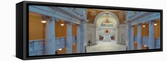 Interior of Utah State Capitol, Salt Lake City, Utah-null-Framed Stretched Canvas