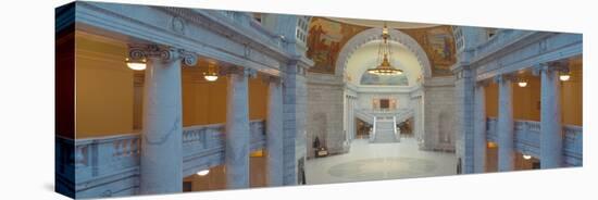 Interior of Utah State Capitol, Salt Lake City, Utah-null-Stretched Canvas