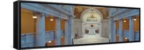 Interior of Utah State Capitol, Salt Lake City, Utah-null-Framed Stretched Canvas