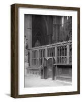 Interior of Westminster Abbey, London-Frederick Henry Evans-Framed Photographic Print