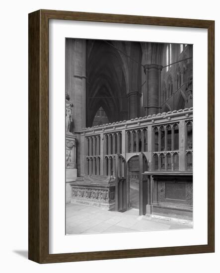 Interior of Westminster Abbey, London-Frederick Henry Evans-Framed Photographic Print