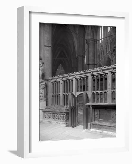 Interior of Westminster Abbey, London-Frederick Henry Evans-Framed Photographic Print