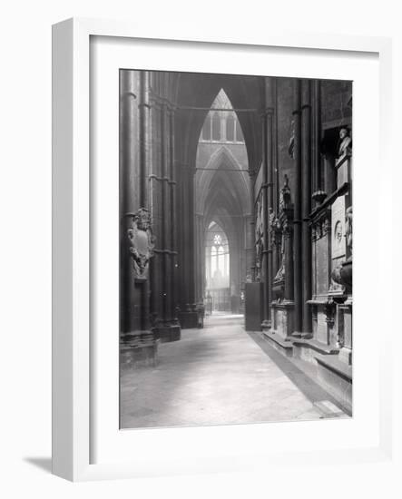 Interior of Westminster Abbey, London-Frederick Henry Evans-Framed Photographic Print
