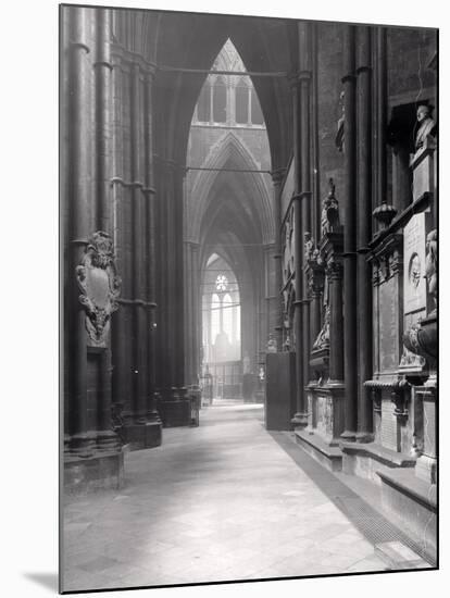 Interior of Westminster Abbey, London-Frederick Henry Evans-Mounted Photographic Print