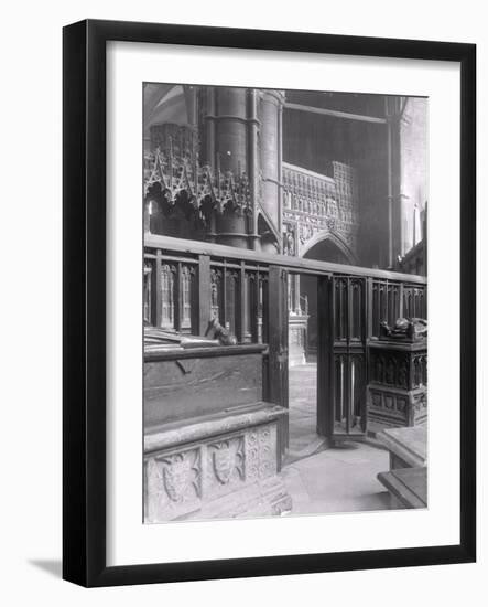 Interior of Westminster Abbey, London-Frederick Henry Evans-Framed Photographic Print