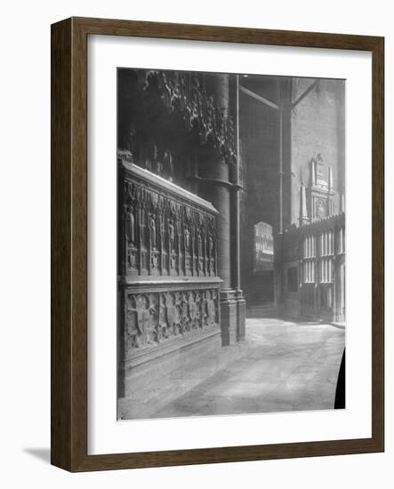 Interior of Westminster Abbey, London-Frederick Henry Evans-Framed Photographic Print