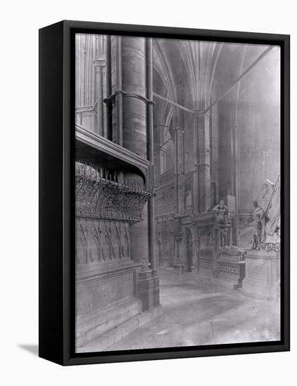 Interior of Westminster Abbey, London-Frederick Henry Evans-Framed Stretched Canvas