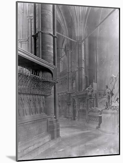 Interior of Westminster Abbey, London-Frederick Henry Evans-Mounted Photographic Print