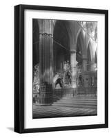 Interior of Westminster Abbey, London-Frederick Henry Evans-Framed Photographic Print