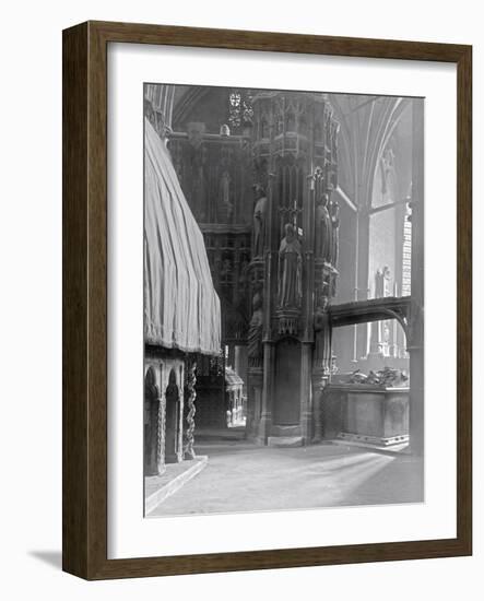 Interior of Westminster Abbey, London-Frederick Henry Evans-Framed Photographic Print