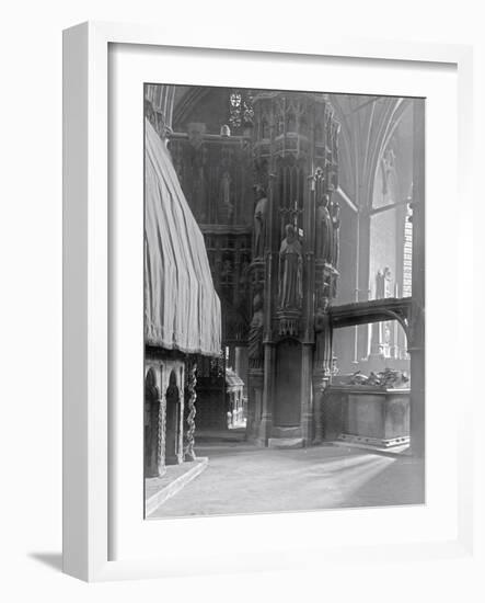 Interior of Westminster Abbey, London-Frederick Henry Evans-Framed Photographic Print