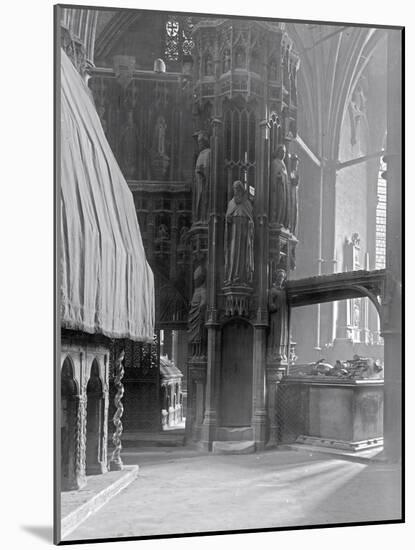 Interior of Westminster Abbey, London-Frederick Henry Evans-Mounted Photographic Print