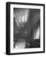 Interior of Westminster Abbey, Looking Towards the High Altar-Frederick Henry Evans-Framed Photographic Print