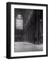 Interior of Westminster Abbey Looking Towards the West Entrance-Frederick Henry Evans-Framed Photographic Print