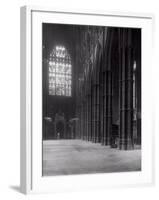 Interior of Westminster Abbey Looking Towards the West Entrance-Frederick Henry Evans-Framed Photographic Print