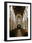 Interior of Wimborne Minster, Dorset-Peter Thompson-Framed Photographic Print