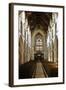 Interior of Wimborne Minster, Dorset-Peter Thompson-Framed Photographic Print