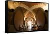 Interior of Wine Cellar (Caveau) of Chateau de Ventenac-En-Minervois, Languedoc-Roussillon, France-Nick Servian-Framed Stretched Canvas