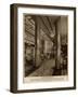 Interior on the 'Queen Mary' Ocean Liner, Main Lounge-null-Framed Art Print