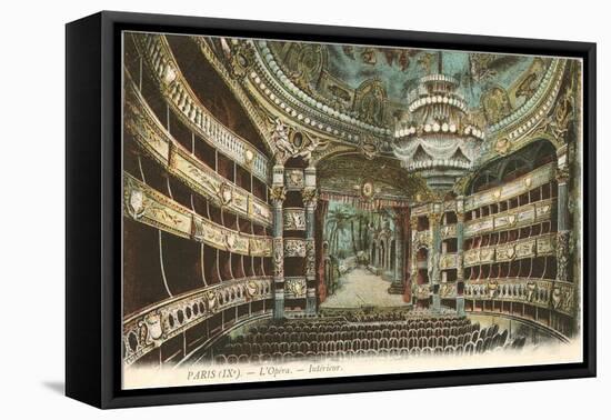 Interior, Opera House,Paris, France-null-Framed Stretched Canvas