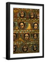 Interior Paintings at the Church of Debre Birhan Selasie-Jon Hicks-Framed Premium Photographic Print