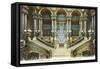 Interior, Paris Opera House, France-null-Framed Stretched Canvas