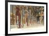 Interior, Paris Opera House, France-null-Framed Art Print