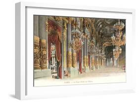 Interior, Paris Opera House, France-null-Framed Art Print