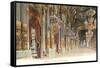 Interior, Paris Opera House, France-null-Framed Stretched Canvas