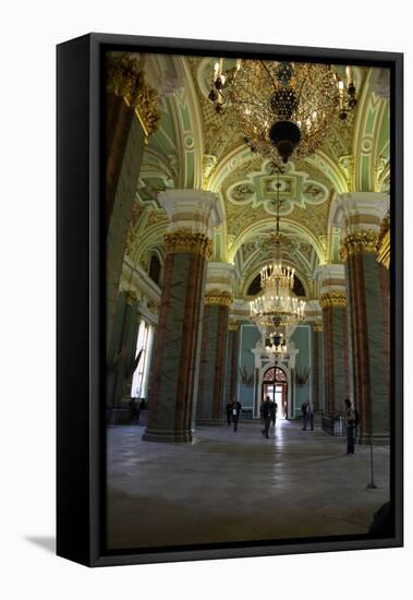 Interior, Peter and Paul Cathedral, St Petersburg, Russia, 2011-Sheldon Marshall-Framed Stretched Canvas