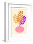 Interior Poster Template. Modern Trendy Matisse Minimal Style.-Lera Danilova-Framed Photographic Print