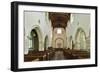 Interior, Priory Church of St Mary, Deerhurst, Gloucestershire, 2010-Peter Thompson-Framed Photographic Print