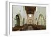 Interior, Priory Church of St Mary, Deerhurst, Gloucestershire, 2010-Peter Thompson-Framed Photographic Print