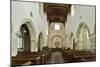 Interior, Priory Church of St Mary, Deerhurst, Gloucestershire, 2010-Peter Thompson-Mounted Photographic Print