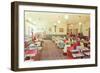 Interior, Retro Cafe-null-Framed Art Print