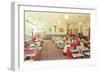 Interior, Retro Cafe-null-Framed Art Print