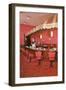 Interior, Retro Coffee Shop-null-Framed Art Print