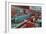 Interior, Retro Diner-null-Framed Art Print