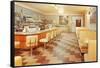 Interior, Retro Diner-null-Framed Stretched Canvas