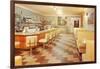 Interior, Retro Diner-null-Framed Art Print