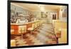 Interior, Retro Diner-null-Framed Art Print