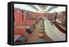 Interior, Retro Diner-null-Framed Stretched Canvas