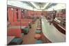 Interior, Retro Diner-null-Mounted Premium Giclee Print