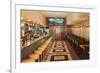 Interior, Retro Diner-null-Framed Premium Giclee Print