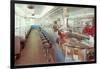 Interior, Retro Diner-null-Framed Art Print