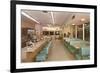 Interior, Retro Diner-null-Framed Art Print